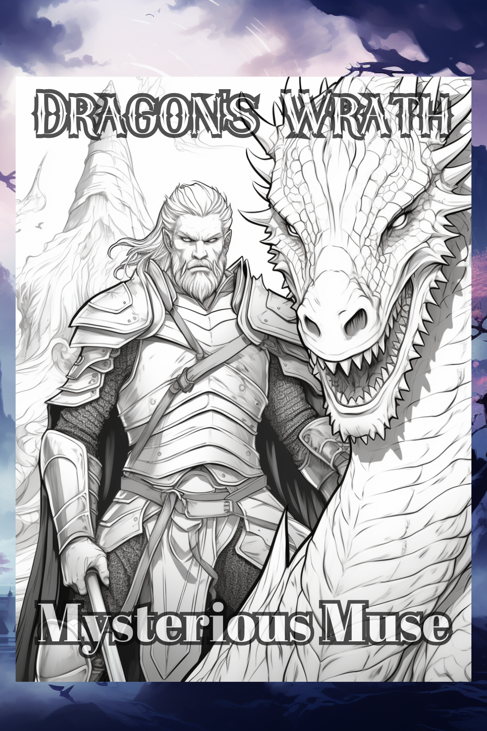 The Dragon's Wrath: Scary Mythical Creatures and Dragons Coloring Book(Digital Download) - Premium Coloring Book from Mysterious Muse - Just $3! Shop now at Mysterious Muse