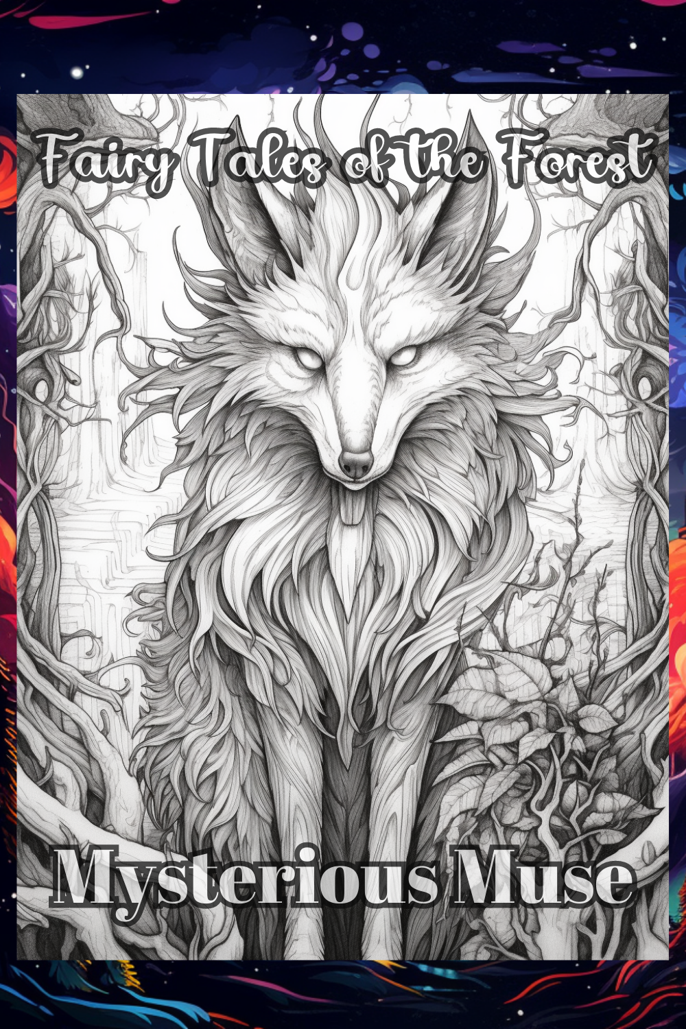 Fairy Tales of the Forest: Scary Creatures and Fairies Coloring Book(Digital Download) - Premium Coloring Book from Mysterious Muse - Just $3! Shop now at Mysterious Muse