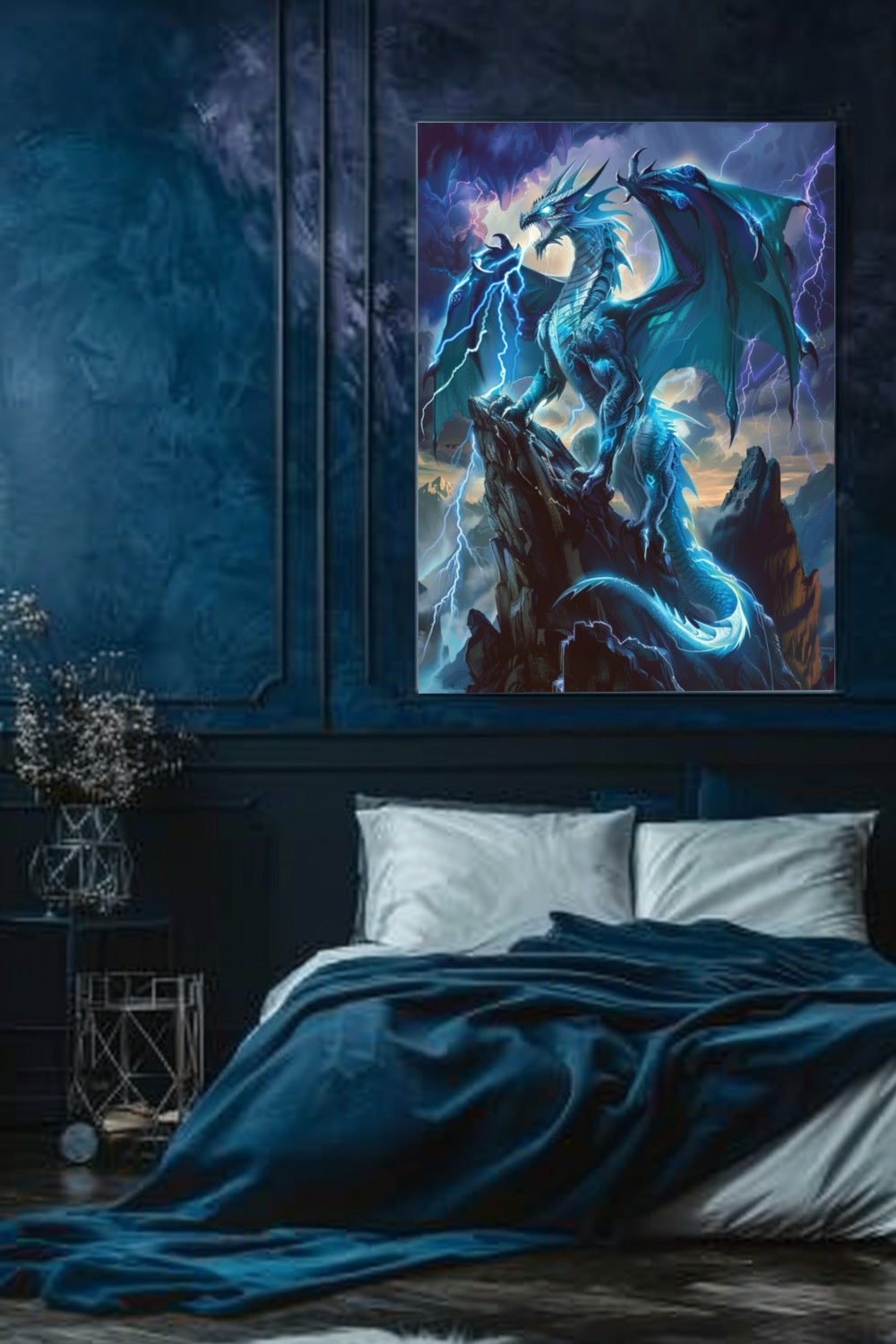 Thunder Dragon’s Throne Matte Vertical Posters MysMuse. - Premium Matte Vertical Posters from MysMuse - Just $16.95! Shop now at Mysterious Muse