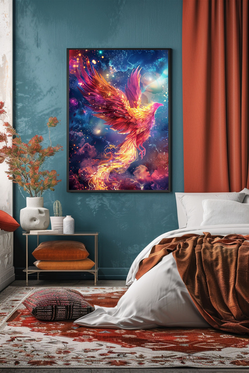 Astral Phoenix Matte Vertical Posters MysMuse. - Premium Matte Vertical Posters from MysMuse - Just $16.95! Shop now at Mysterious Muse