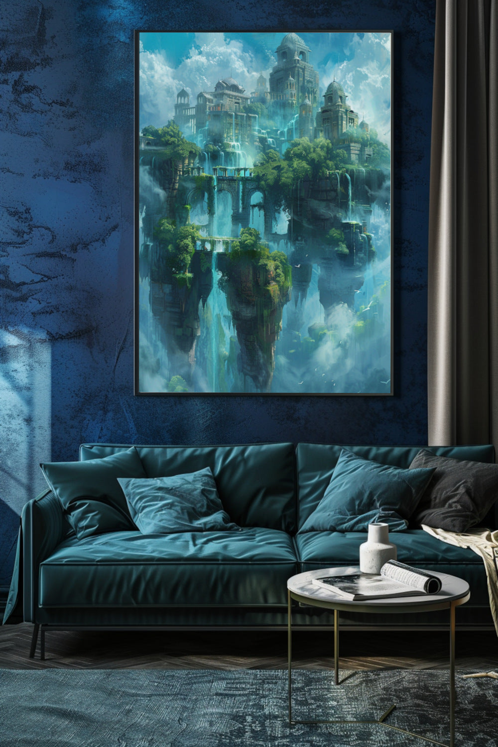 Floating Islands Matte Vertical Posters MysMuse - Premium Matte Vertical Posters from MysMuse - Just $16.95! Shop now at Mysterious Muse