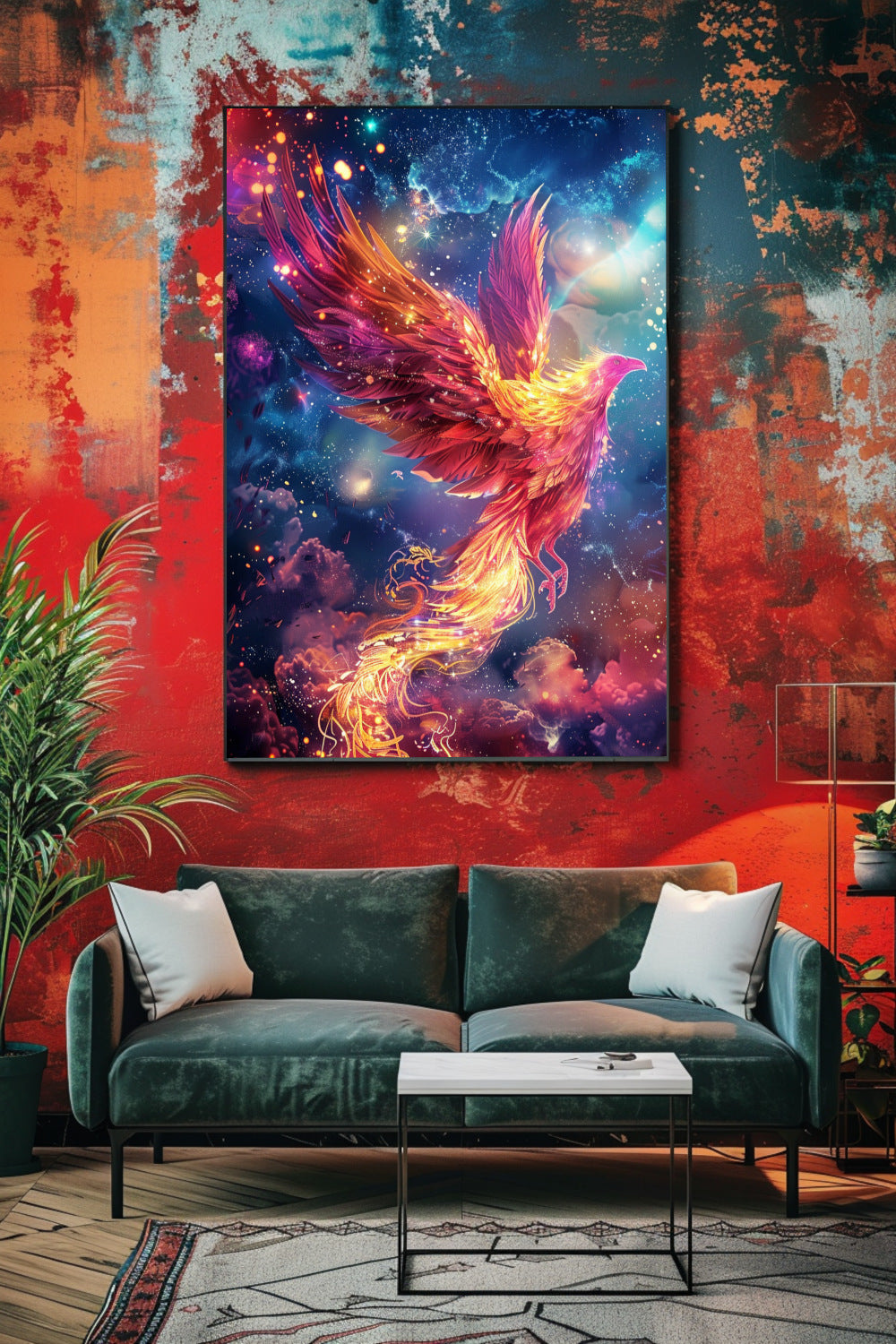 Astral Phoenix Matte Vertical Posters MysMuse. - Premium Matte Vertical Posters from MysMuse - Just $16.95! Shop now at Mysterious Muse