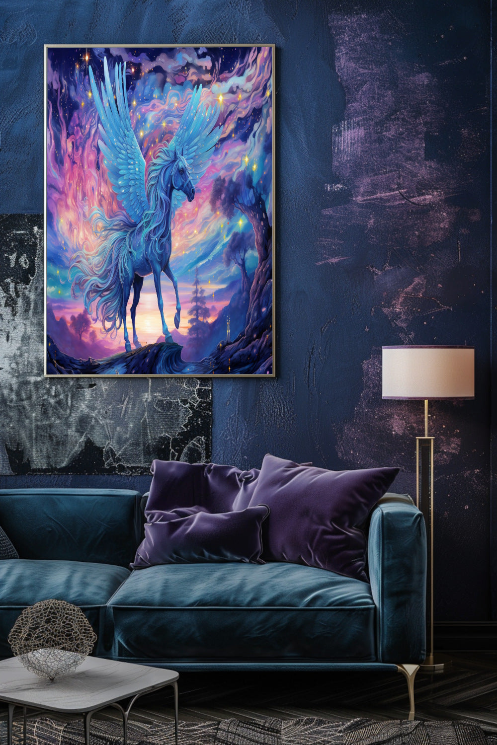 Celestial Pegasus Matte Vertical Posters MysMuse. - Premium Matte Vertical Posters from MysMuse - Just $16.95! Shop now at Mysterious Muse