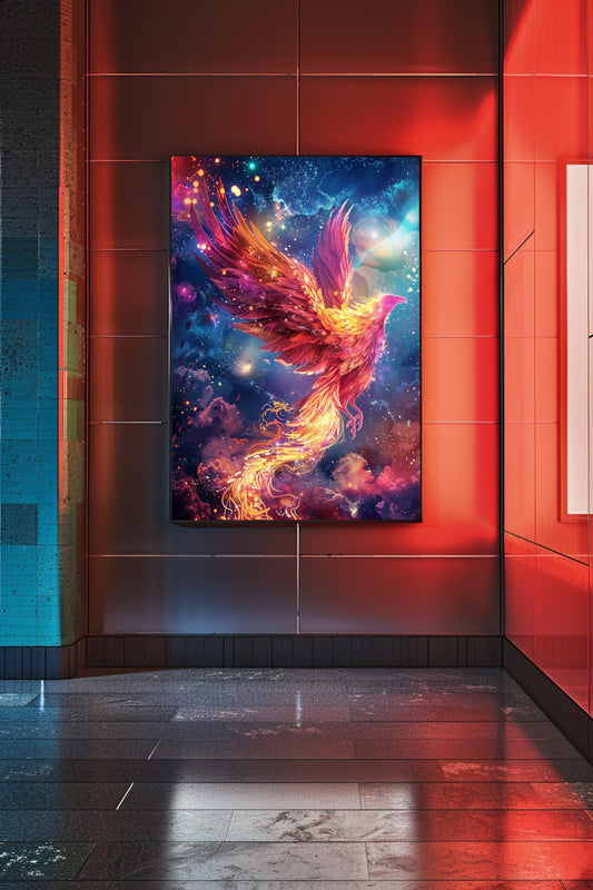 Astral Phoenix Matte Vertical Posters MysMuse. - Premium Matte Vertical Posters from MysMuse - Just $16.95! Shop now at Mysterious Muse