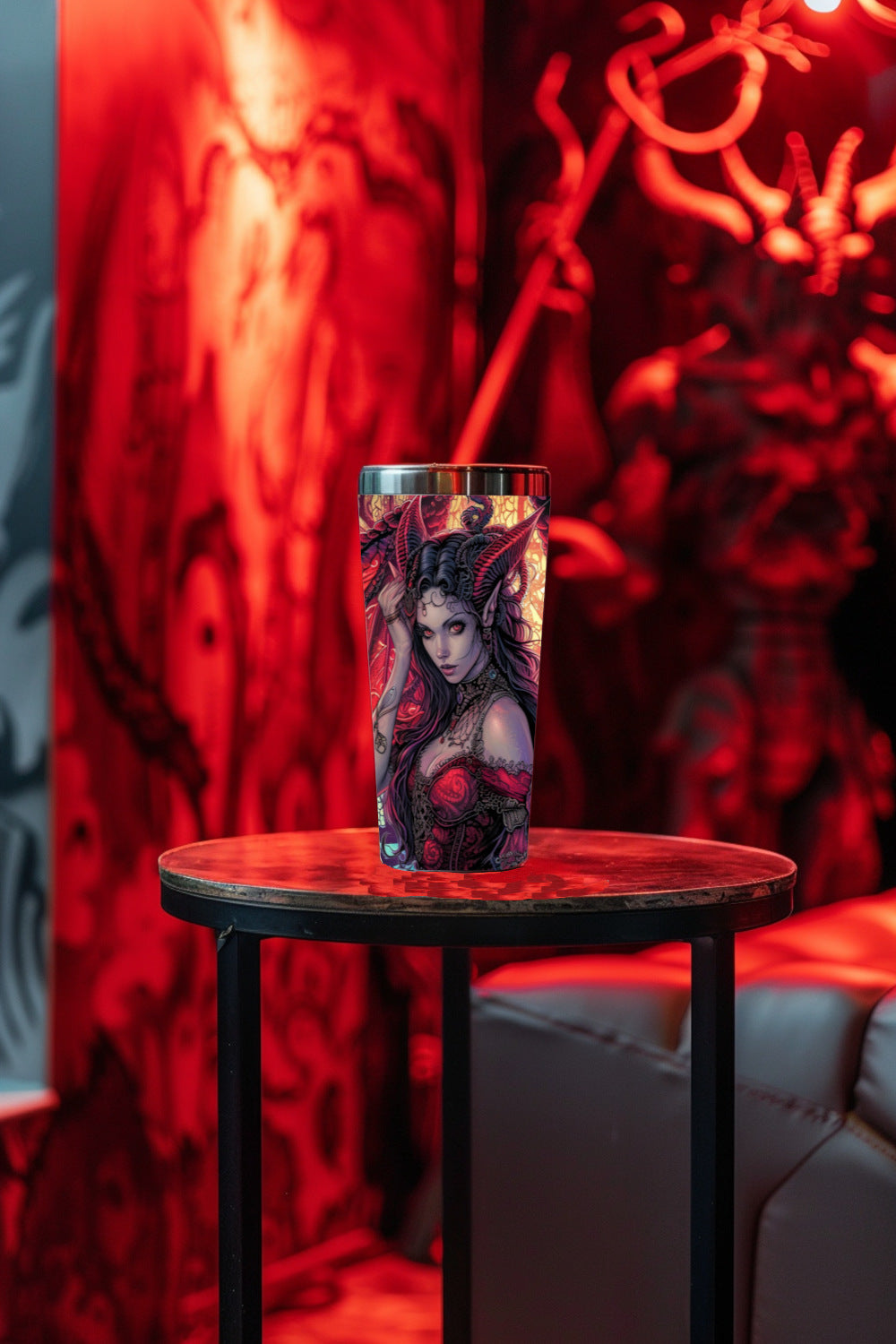 Scarlet Succubus Steel Tumbler MysMuse - Premium Tumbler from MysMuse - Just $37.95! Shop now at Mysterious Muse