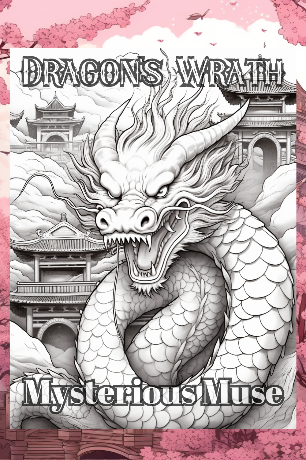 The Dragon's Wrath: Scary Mythical Creatures and Dragons Coloring Book(Digital Download) - Premium Coloring Book from Mysterious Muse - Just $3! Shop now at Mysterious Muse