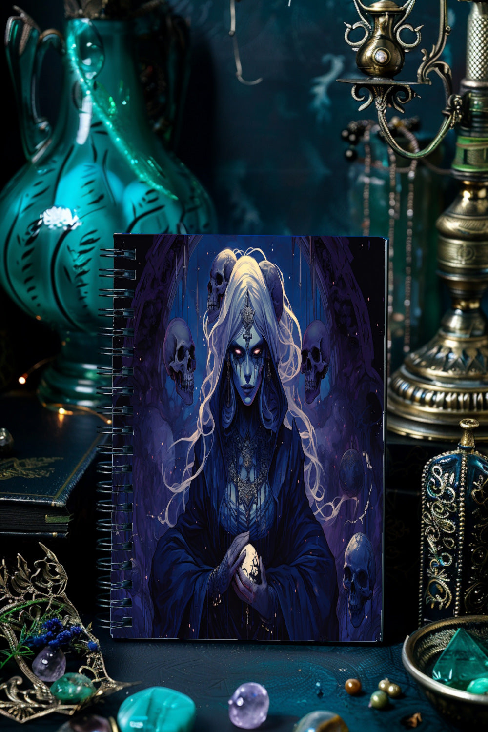 Necromancer's Reign Spiral Notebook MysMuse - Premium Spiral Notebook from MysMuse - Just $14.99! Shop now at Mysterious Muse