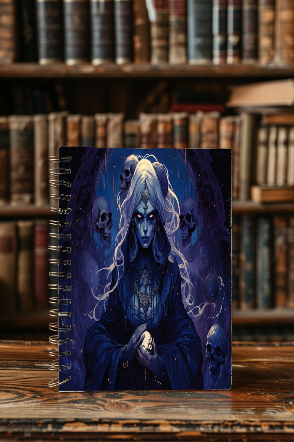 Necromancer's Reign Spiral Notebook MysMuse - Premium Spiral Notebook from MysMuse - Just $14.99! Shop now at Mysterious Muse