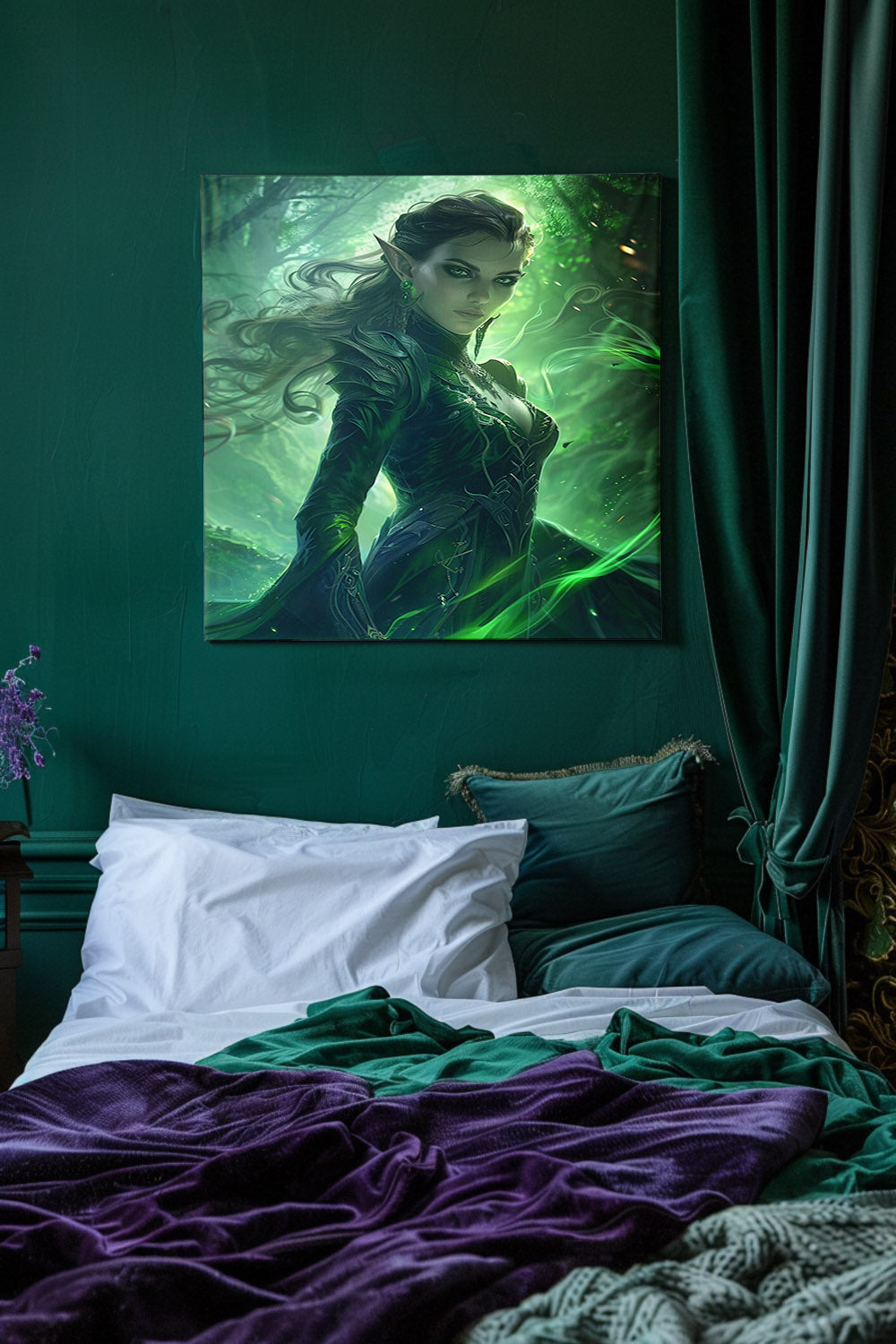 Sylvan Enchantress Matte Canvas Prints MysMuse - Premium Matte Canvas Prints from MysMuse - Just $41.99! Shop now at Mysterious Muse