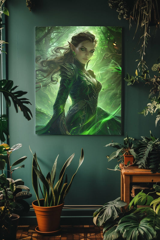 Sylvan Enchantress Matte Canvas Prints MysMuse - Premium Matte Canvas Prints from MysMuse - Just $41.99! Shop now at Mysterious Muse