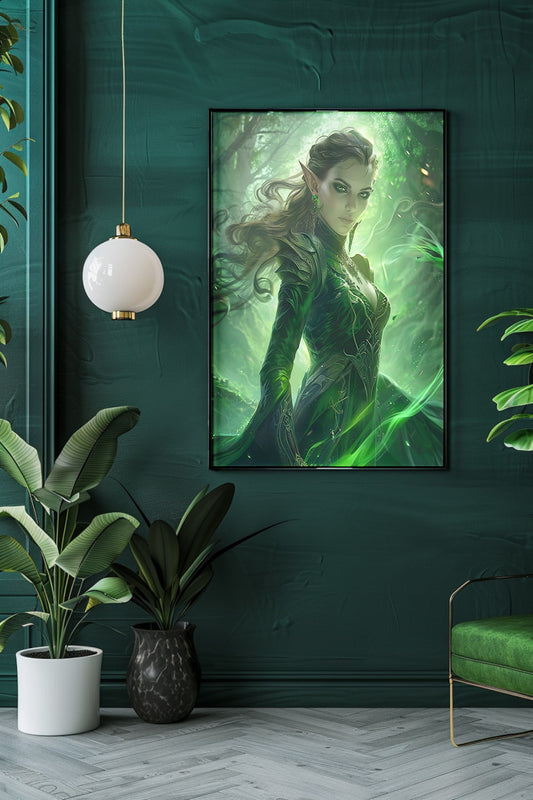 Sylvan Enchantress Matte Vertical Posters MysMuse. - Premium Matte Vertical Posters from MysMuse - Just $16.95! Shop now at Mysterious Muse