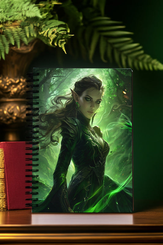 Sylvan Enchantress Spiral Notebook MysMuse - Premium Spiral Notebook from MysMuse - Just $14.99! Shop now at Mysterious Muse