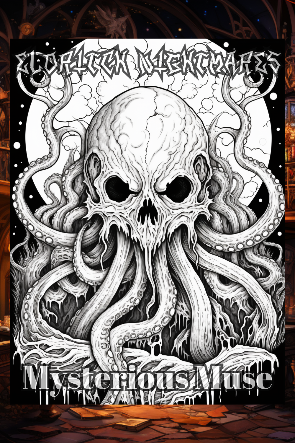 Eldritch Nightmare: Scary Eldritch Creatures and Cosmic Horror Coloring Book (Digital Download) - Premium Coloring Book from Mysterious Muse - Just $3! Shop now at Mysterious Muse