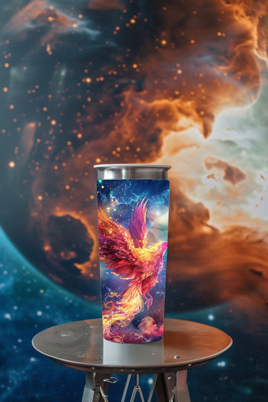 Astral Phoenix Steel Tumbler Drinkware MysMuse - Premium Tumbler from MysMuse - Just $37.95! Shop now at Mysterious Muse