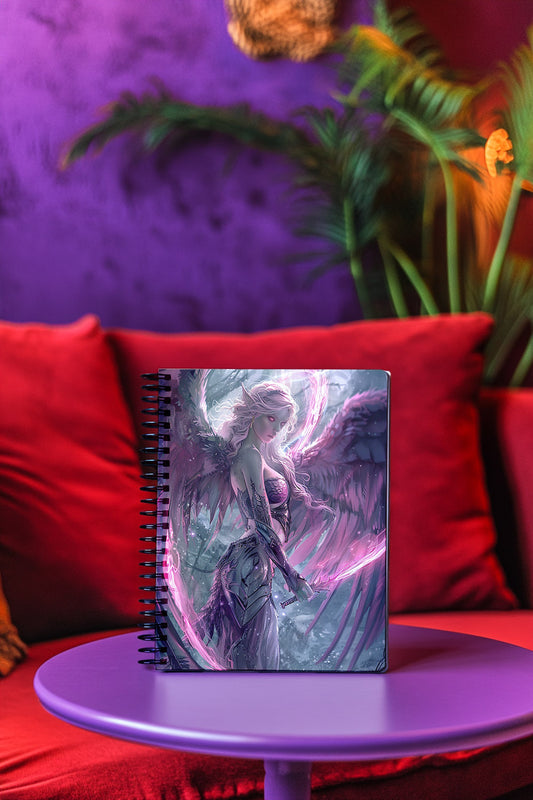 Twilight Angel of the Fae Spiral Notebook MysMuse - Premium Spiral Notebook from MysMuse - Just $14.99! Shop now at Mysterious Muse