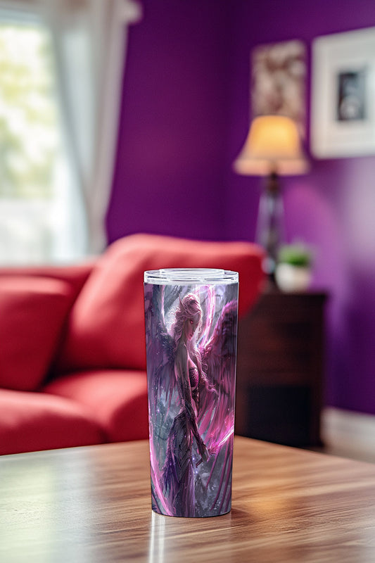 Twilight Angel of the Fae Steel Tumbler Drinkware MysMuse - Premium Tumbler from MysMuse - Just $37.95! Shop now at Mysterious Muse