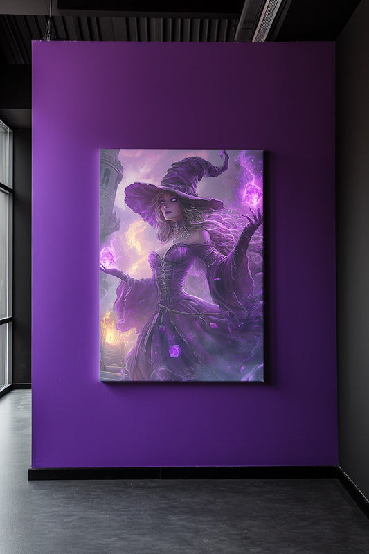 Amethyst Flame Weaver Matte Canvas Prints MysMuse - Premium Matte Canvas Prints from MysMuse - Just $41.99! Shop now at Mysterious Muse