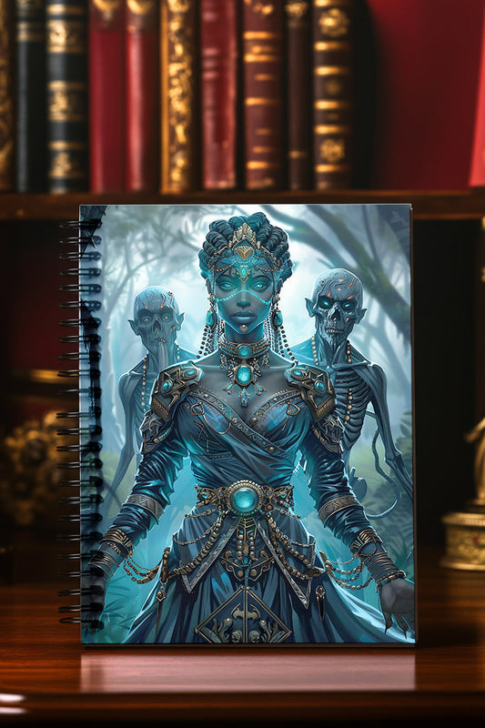 Sorceress of Eternal Night Spiral Notebook MysMuse - Premium Spiral Notebook from MysMuse - Just $14.99! Shop now at Mysterious Muse