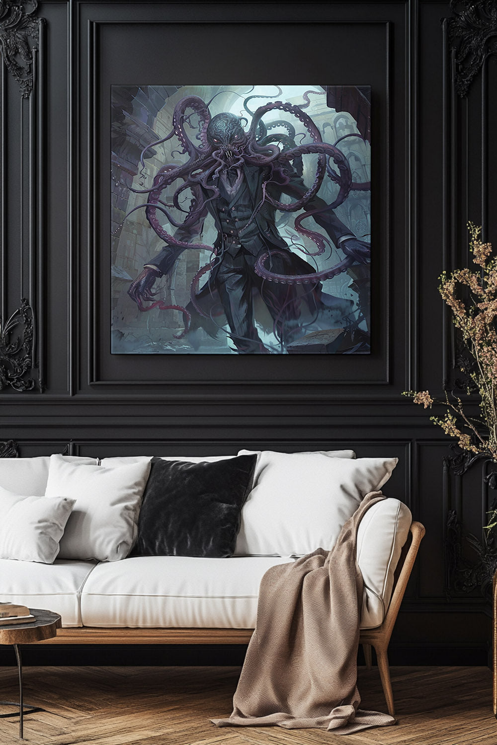 Mindflayer Tyrant Matte Canvas Prints MysMuse - Premium Matte Canvas Prints from MysMuse - Just $41.99! Shop now at Mysterious Muse