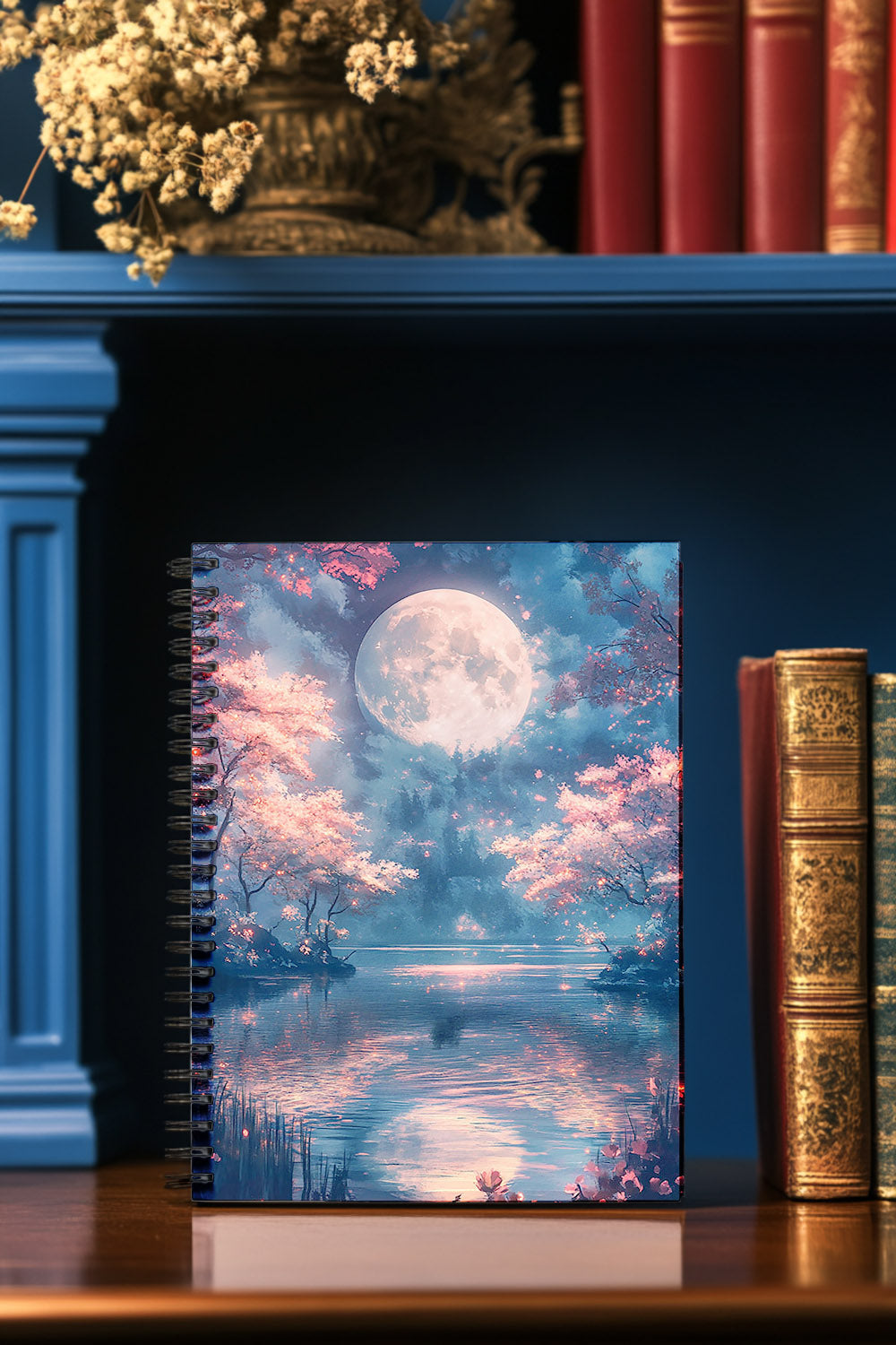 Celestial Reflections Spiral Notebook MysMuse - Premium Spiral Notebook from MysMuse - Just $14.99! Shop now at Mysterious Muse