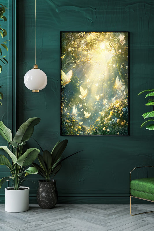 Forest of Radiant Spirits Matte Vertical Posters MysMuse. - Premium Matte Vertical Posters from MysMuse - Just $16.95! Shop now at Mysterious Muse