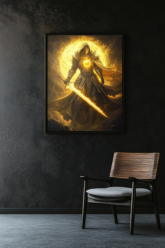 Golden Light Champion Matte Vertical Posters MysMuse. - Premium Matte Vertical Posters from MysMuse - Just $16.95! Shop now at Mysterious Muse