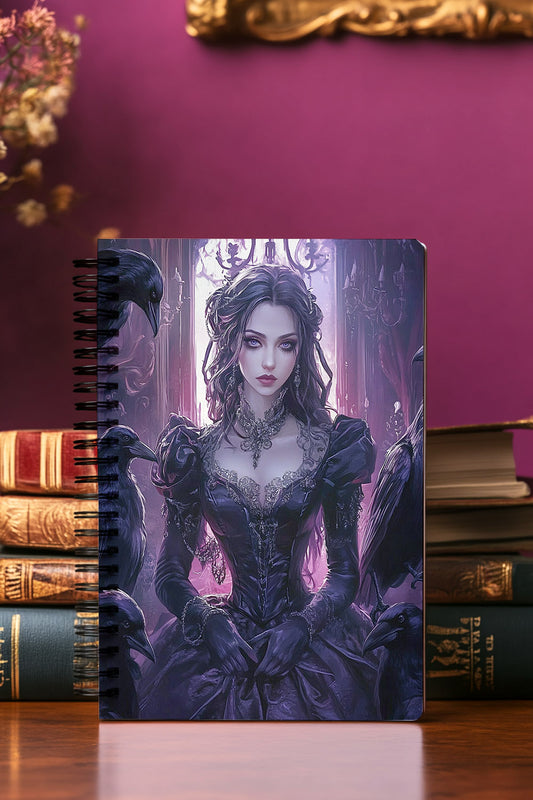 Ravenna Nocturne Spiral Notebook MysMuse - Premium Spiral Notebook from MysMuse - Just $14.99! Shop now at Mysterious Muse