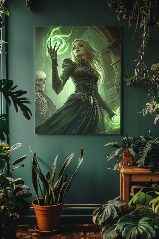 Whispering Tomb Enchantress Matte Canvas Prints MysMuse - Premium Matte Canvas Prints from MysMuse - Just $41.99! Shop now at Mysterious Muse