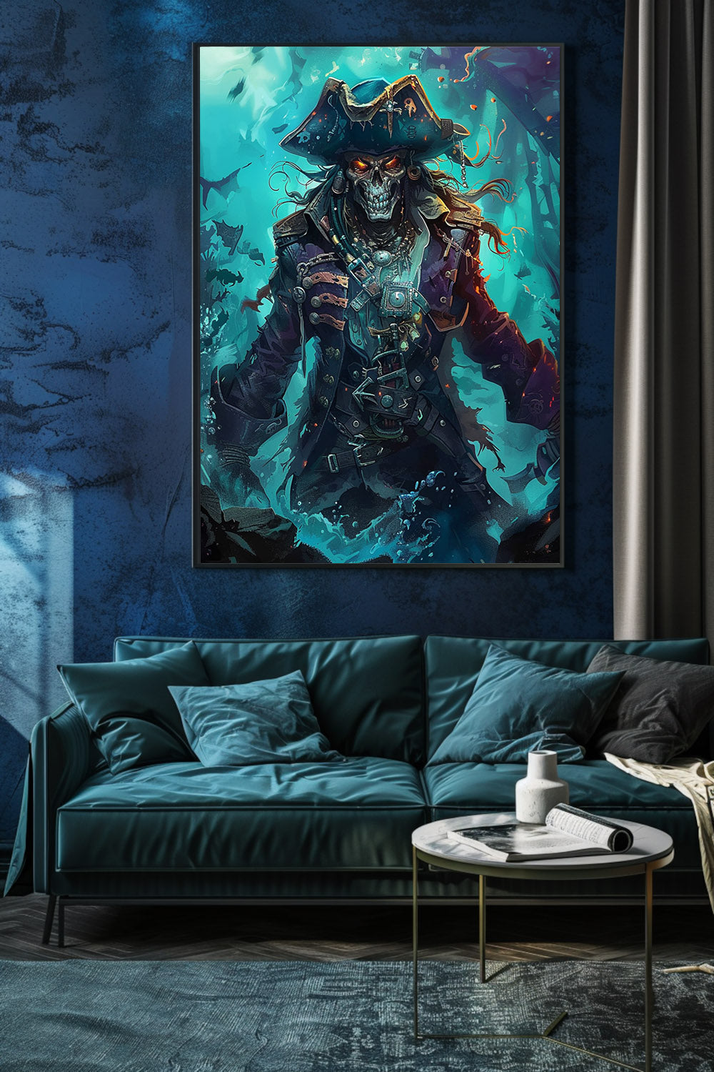 Captain of the Damned Matte Vertical Posters MysMuse. - Premium Matte Vertical Posters from MysMuse - Just $16.95! Shop now at Mysterious Muse