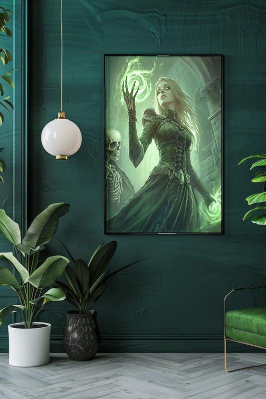 Whispering Tomb Enchantress Matte Vertical Posters MysMuse. - Premium Matte Vertical Posters from MysMuse - Just $16.95! Shop now at Mysterious Muse