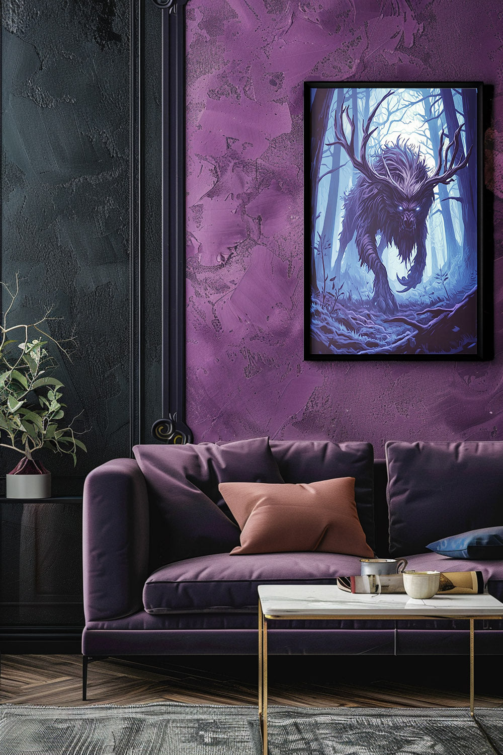 Ebonwood Shadowbeast Matte Vertical Posters MysMuse. - Premium Matte Vertical Posters from MysMuse - Just $16.95! Shop now at Mysterious Muse