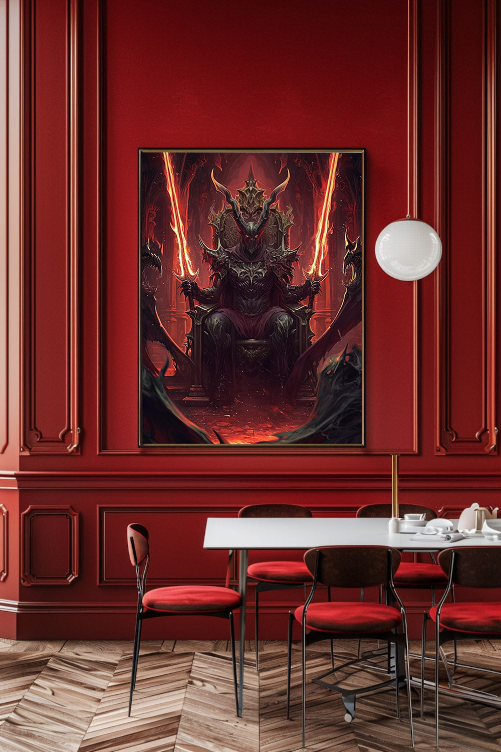 Demonic Dynasty Matte Vertical Posters MysMuse. - Premium Matte Vertical Posters from MysMuse - Just $16.95! Shop now at Mysterious Muse