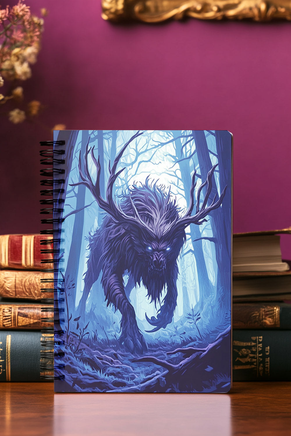 Ebonwood Shadowbeast Spiral Notebook MysMuse - Premium Spiral Notebook from MysMuse - Just $14.99! Shop now at Mysterious Muse