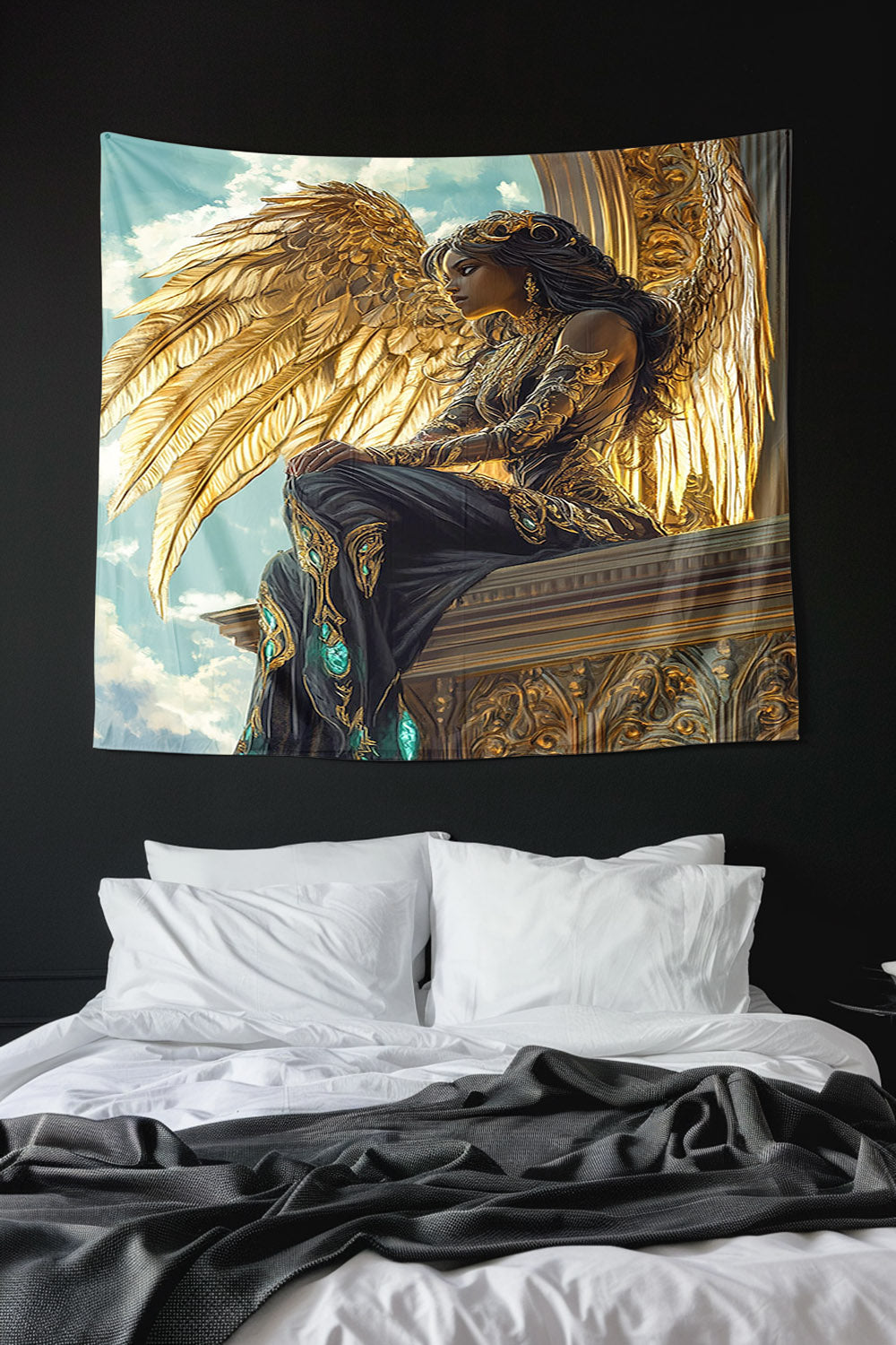 Aurethiel Sunwing Decorative Wall Tapestry MysMuse - Premium Decorative Wall Tapestry from MysMuse - Just $26.99! Shop now at Mysterious Muse