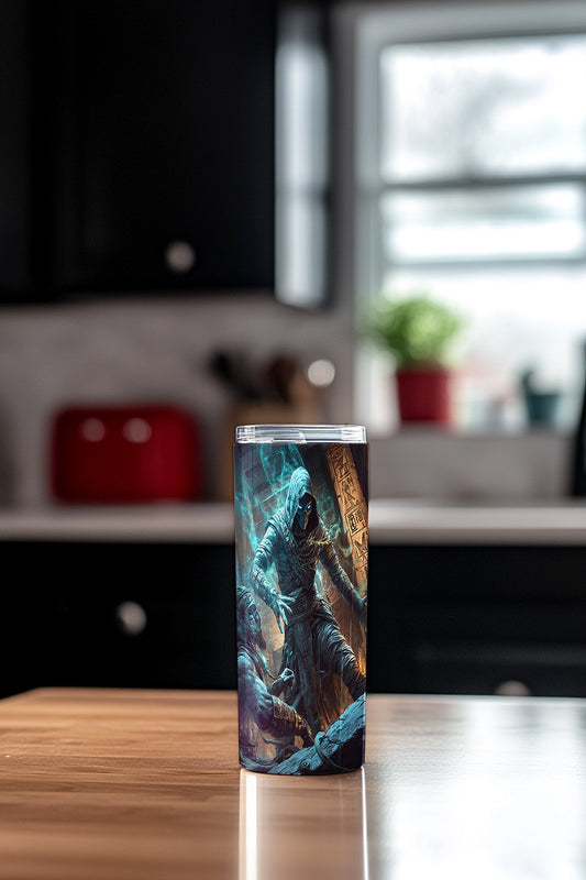 Zareth the Undying Steel Tumbler Drinkware MysMuse - Premium Tumbler from MysMuse - Just $37.95! Shop now at Mysterious Muse