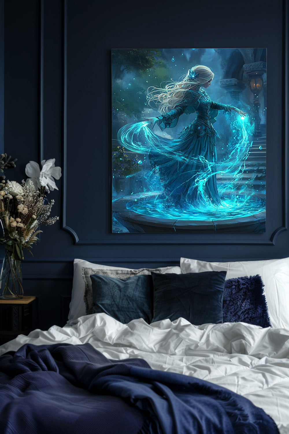 Tidecaller Enchantress Matte Canvas Prints MysMuse - Premium Matte Canvas Prints from MysMuse - Just $41.99! Shop now at Mysterious Muse